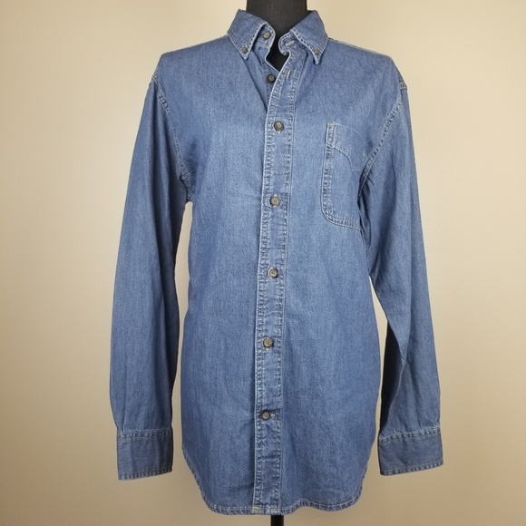 st john's bay denim shirt
